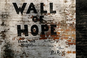 "Muro della speranza"...già! Un messaggio di speranza per tutte le donne, anche e soprattutto in Nepal. Nepal 2018.