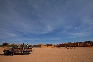 Villaggio di Tintelousse, Deserto del Sahara, Regione dell'Air, Niger 2020