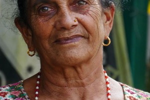 Ritratto di una donna Gurung, Pokhara, Nepal 2018.